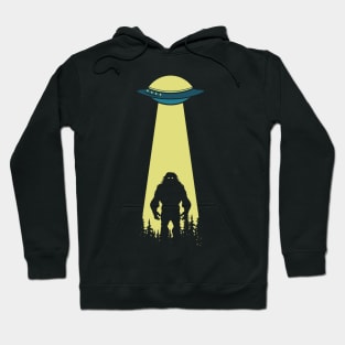 Bigfoot ufo Abduction Hoodie